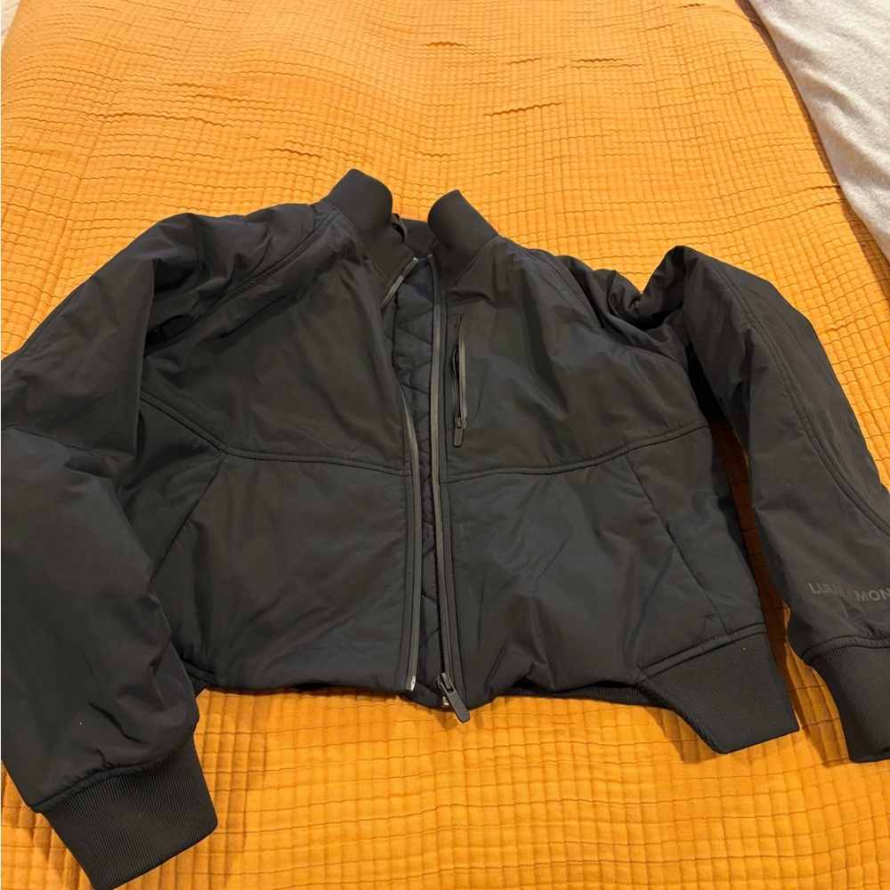 lululemon athletica Black Bomber Jacket